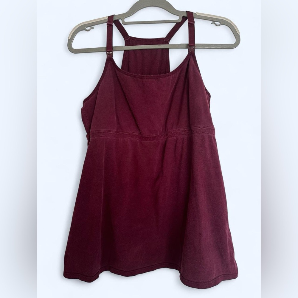 Suiek Elegant Burgundy Women's Top